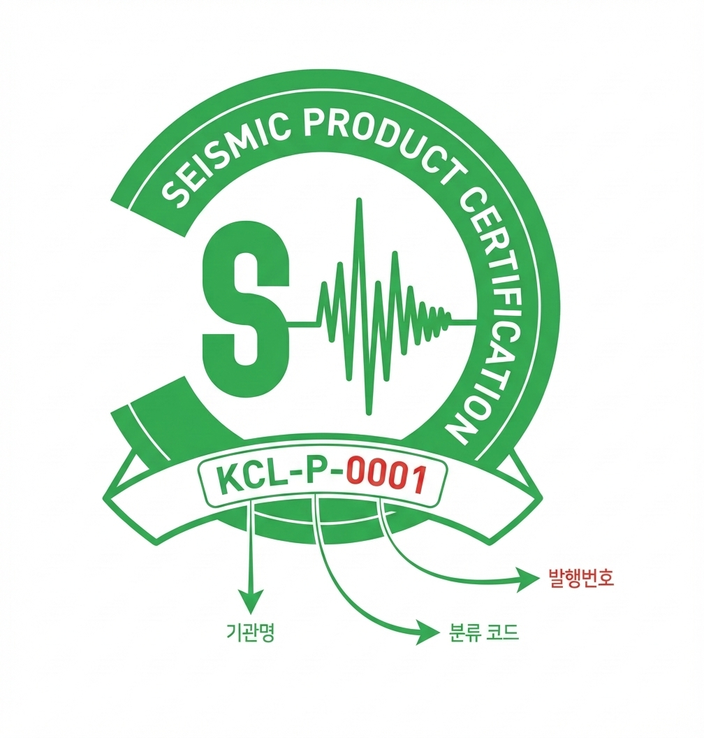 내진제품 인증 마크
