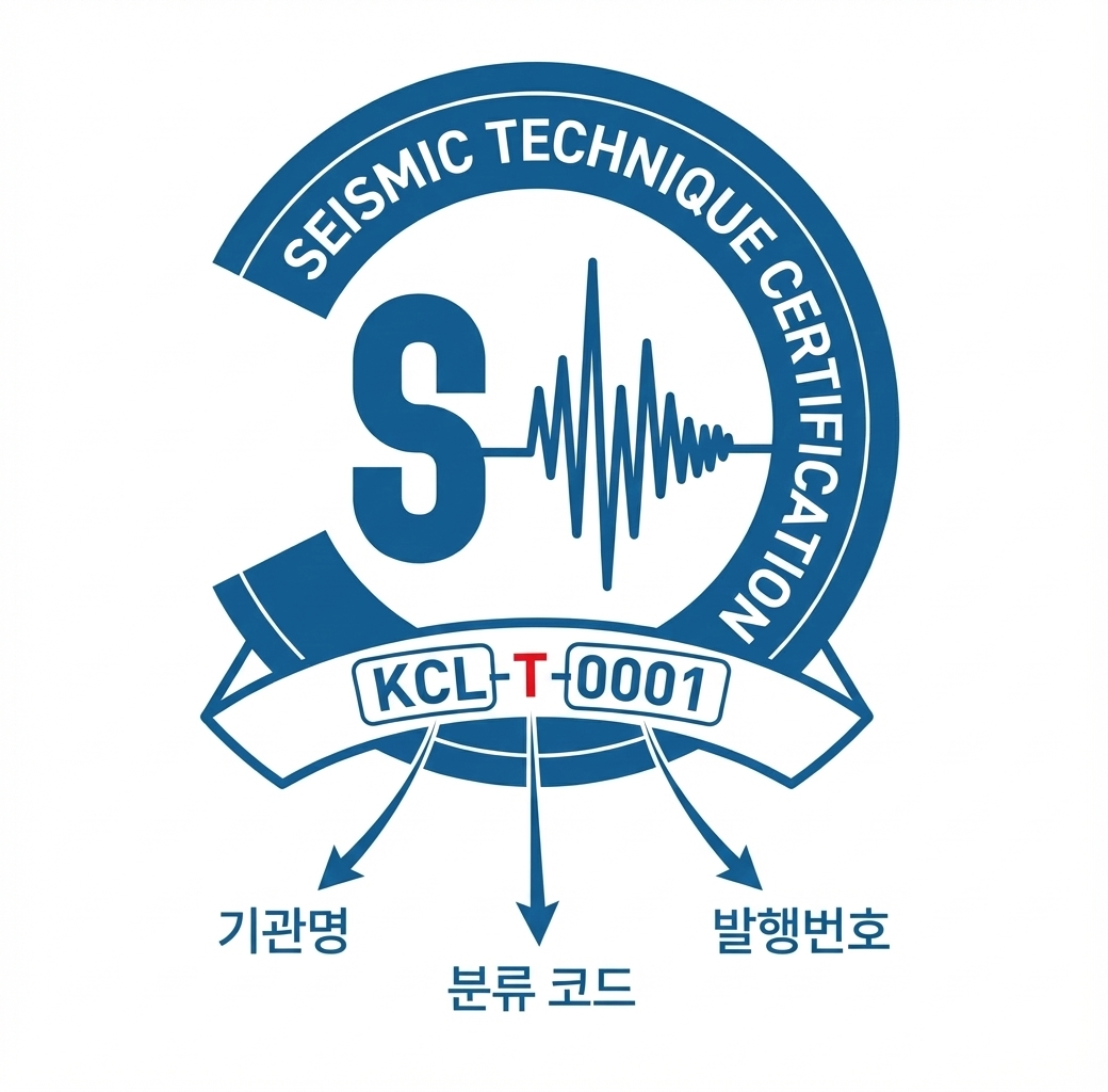 내진기술 인증 마크